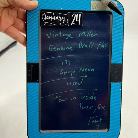 Vintage Miller Genuine Draft Hat Mens Snapback Neon Nylon 90s Trucker Cap MGD - Picture 12 of 13